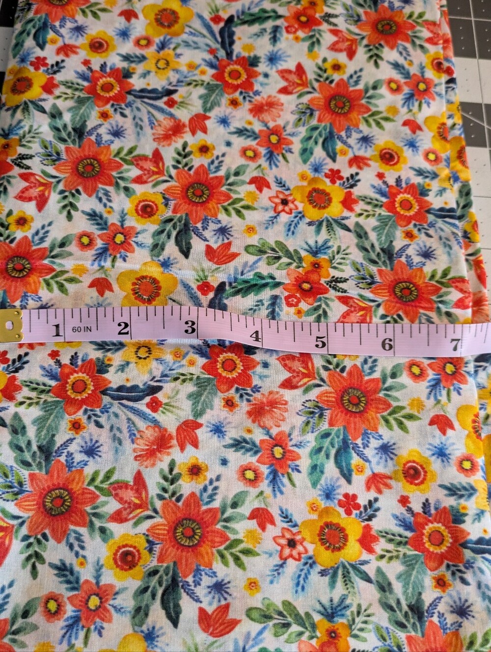 Cotton Fabric By The Yard